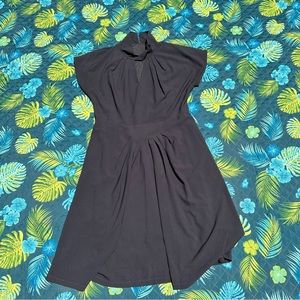 Lindy Bop Gray 1940s style midi dress, UK 18 / US 14